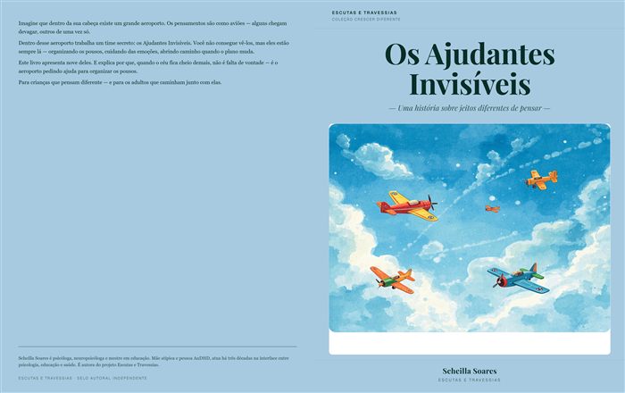 Capa do livro "Os Ajudantes Invisíveis"